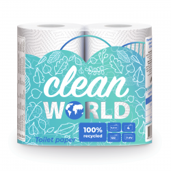 Туалетная бумага CLEAN WORLD