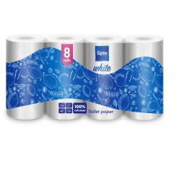 Туалетная бумага STANDART WHITE